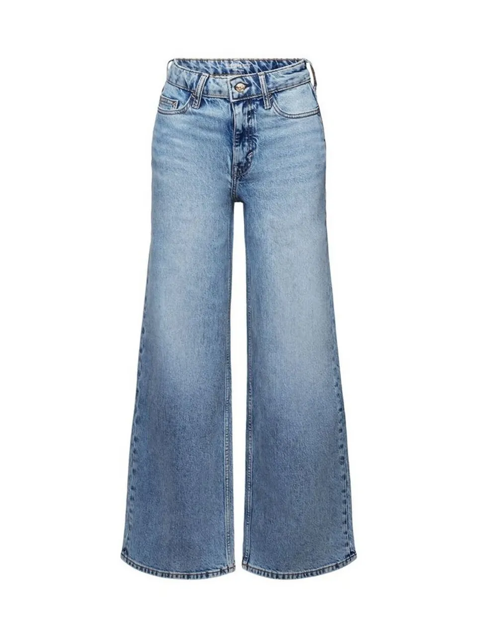 Esprit Bootcut-Jeans Retro-Jeans mit weitem Bein