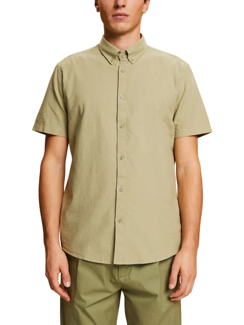 ESPRIT Button-Down-Hemd aus Baumwolle
