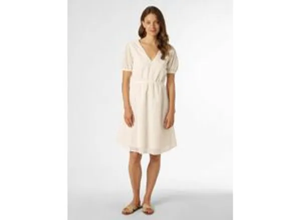 Esprit Collection Kleid Damen Baumwolle Rückenausschnitt, weiß