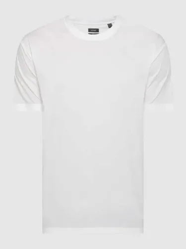 Esprit Collection Regular Fit T-Shirt mit Stretch-Anteil in Weiss