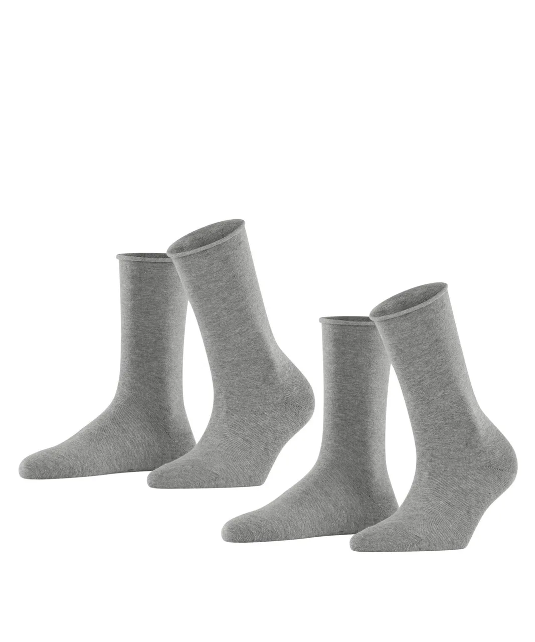 ESPRIT Damen Socken Basic Pure 2-Pack W SO Baumwolle