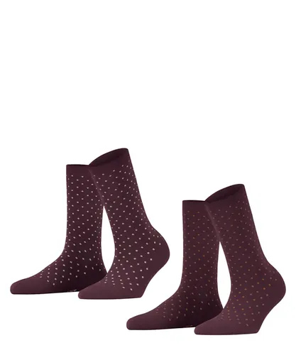 ESPRIT Damen Socken Fine Dot 2-Pack Biologische Baumwolle