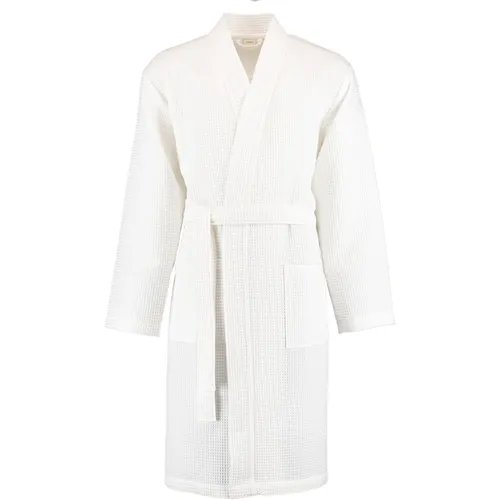 Esprit - Esprit Bademäntel Herren Kimono Easy Men white - 030 Weiss