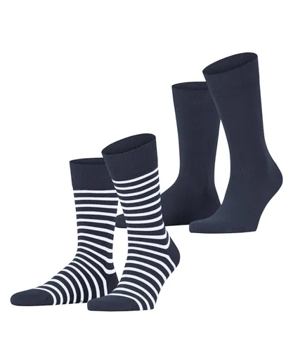 ESPRIT Herren Socken Fine Stripe 2-Pack M SO Baumwolle
