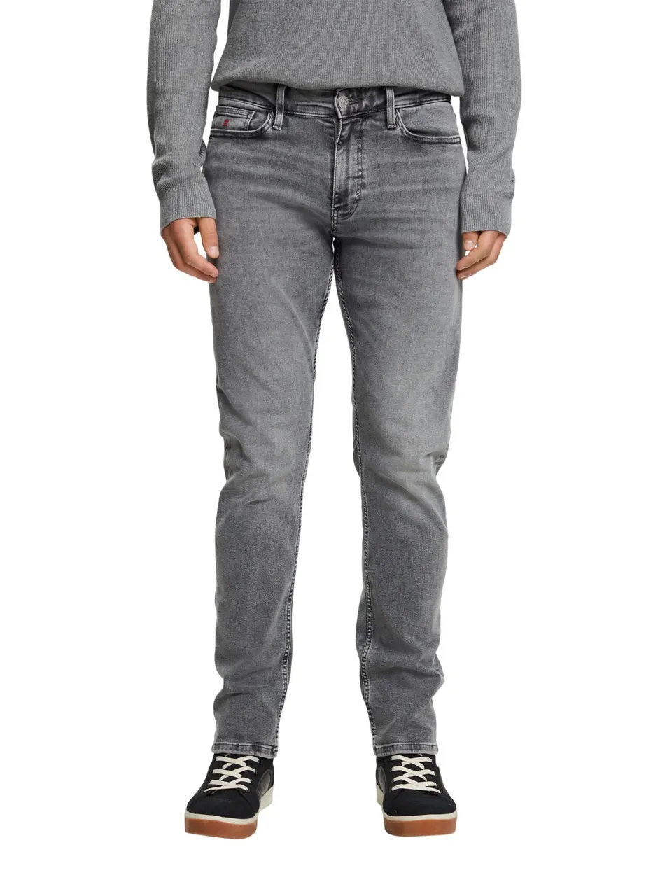 ESPRIT Jeans mit schmaler Passform und mittelhohem Bund