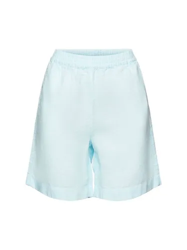 Esprit Shorts Pull-on-Hose aus Baumwolle-Leinen-Mix (1-tlg)