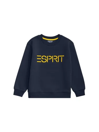Esprit Sweatshirt Logo-Sweatshirt mit Rundhalsausschnitt (1-tlg)