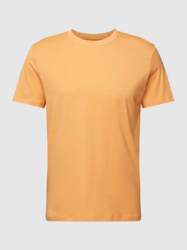 Esprit T-Shirt in unifarbenem Design in Orange