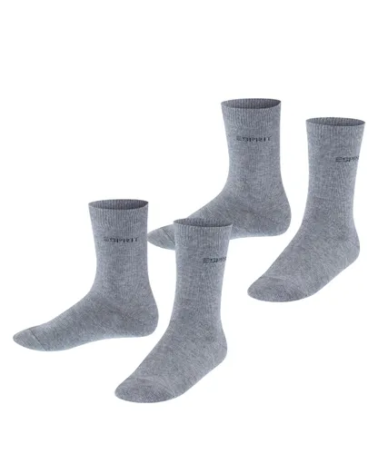 ESPRIT Unisex Kinder Socken Foot Logo 2-Pack K SO Baumwolle