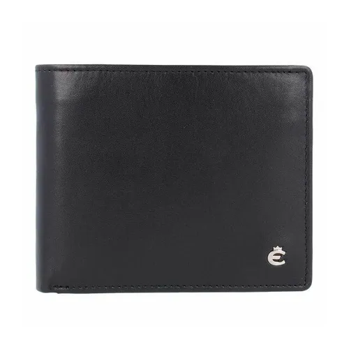 Esquire Harry Geldbörse Leder 11 cm schwarz
