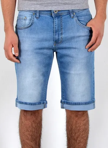 ESRA Jeansshorts A373 Herren Jeans Shorts Hose, bis Übergröße / Plussize Große Größe, Herren kurze Jeans Hose mit 5 Pocket, Herrren kurze Jeanshose mi...