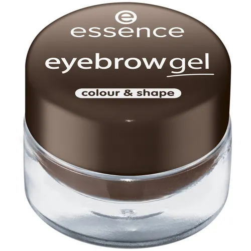essence cosmetics eyebrow gel COLOUR & SHAPE 04 dark brown