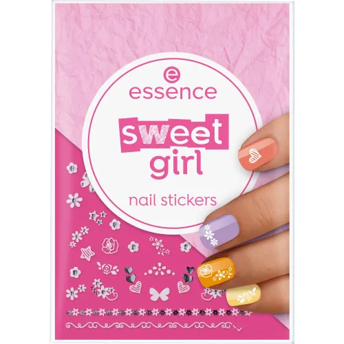 essence cosmetics sweet girl nail stickers