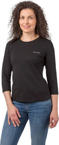 Estefania for woman 3/4-Arm-Shirt 186-1148 Basic-Shirt mit kleinem Strassbesatz