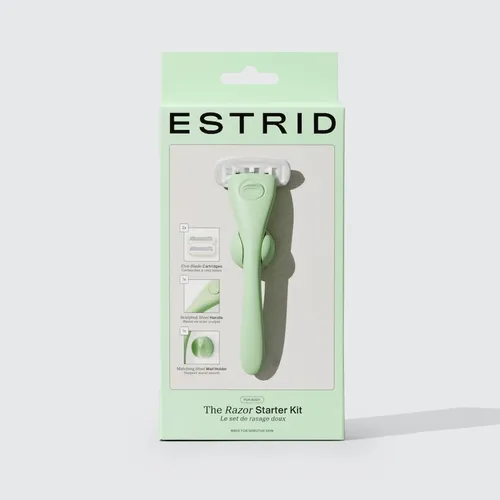 ESTRID - Starter Kit Matcha Rasierer & Enthaarungstools Silber