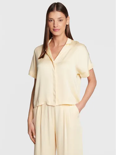 Etam Pyjama-T-Shirt Priya 6535088 Gelb Regular Fit