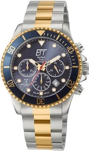 ETT Funkchronograph Professional, EGS-11609-35M, Armbanduhr, Herrenuhr, Stoppfunktion, Datum, Solar