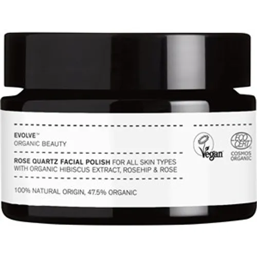 Evolve Organic Beauty Reiniger & Toner Rose Quartz Facial Polish Peeling Damen