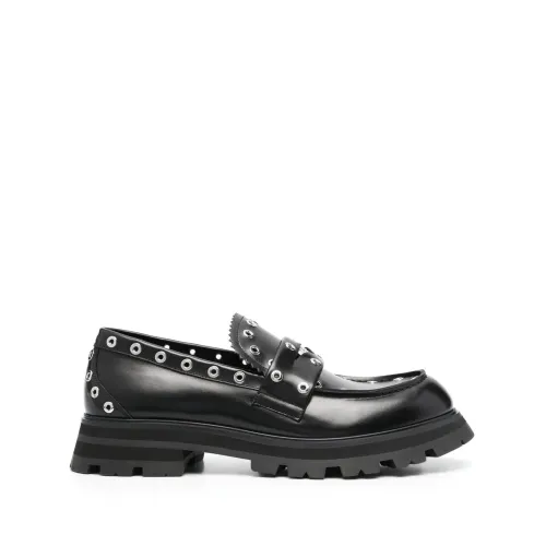 Eyelet Chunky Loafers Alexander McQueen