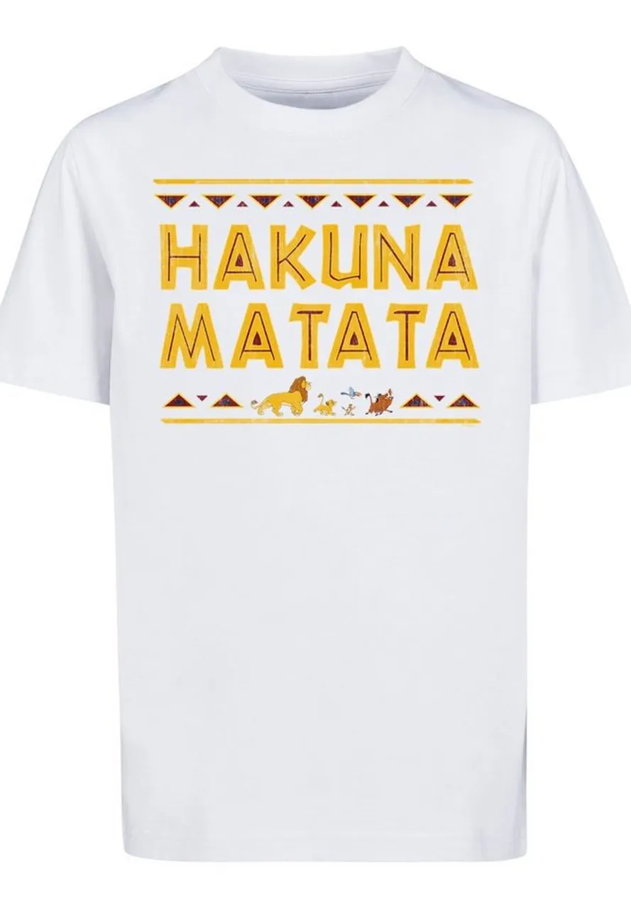 F4NT4STIC T-Shirt Disney König der Löwen Hakuna Matata Unisex Kinder,Premium Merch,Jungen,Mädchen,Bedruckt