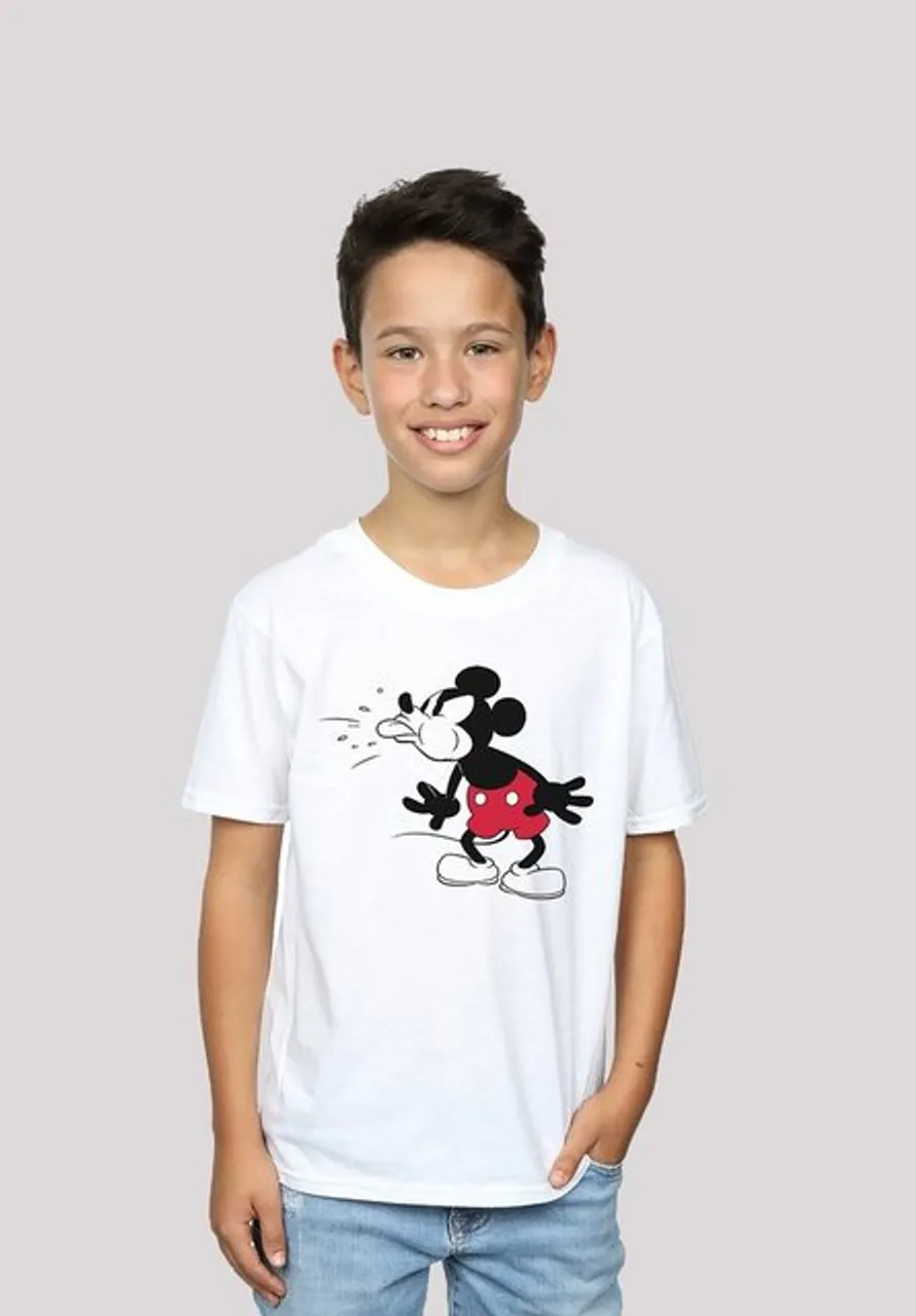 F4NT4STIC T-Shirt Disney Micky Maus Tongue Print