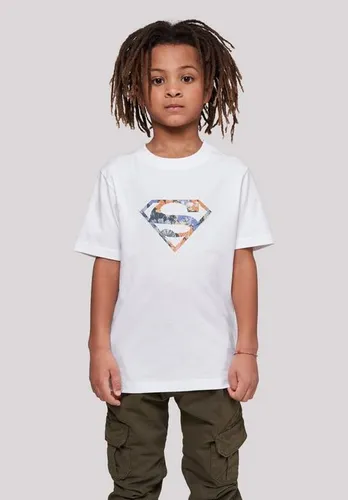 F4NT4STIC T-Shirt T-Shirt DC Comics Superman Floral Logo Superheld Unisex Kinder,Premium Merch,Jungen,Mädchen,Bedruckt