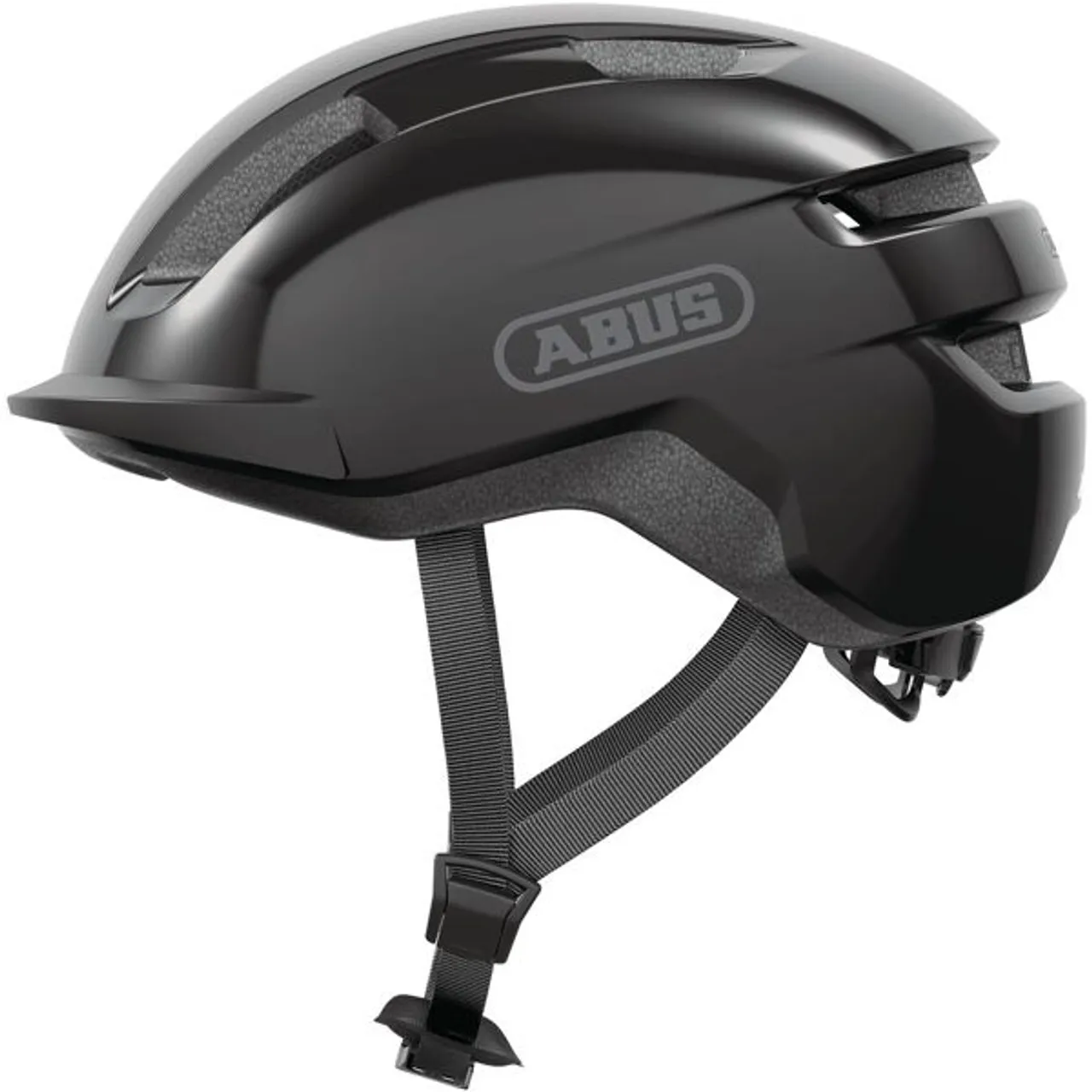 Fahrradhelm ABUS "PURL-Y" Helme Gr. S Kopfumfang: 51 cm - 55 cm, schwarz (shiny black) Fahrradhelme für Erwachsene