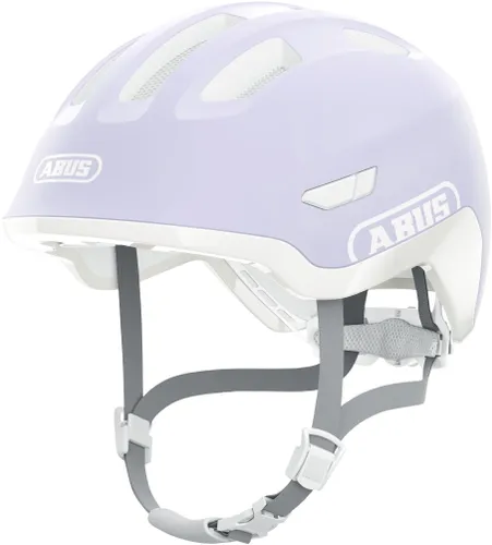 Fahrradhelm ABUS "SMILEY 3.0 ACE LED" Helme Gr. M Kopfumfang: 50 cm - 55 cm, lila (pure lavender) Fahrradhelme für Erwachsene
