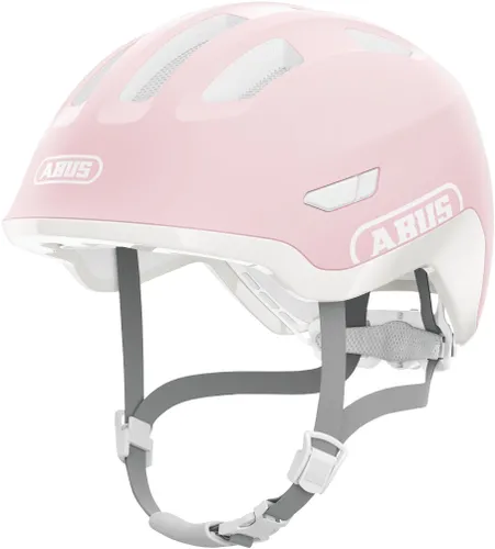 Fahrradhelm ABUS "SMILEY 3.0 ACE LED" Helme Gr. M Kopfumfang: 50 cm - 55 cm, rosa (pure rose) Fahrradhelme für Erwachsene