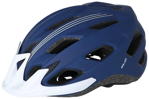 Fahrradhelm XLC "BH-C28" Helme Gr. Kopfumfang: 53 cm - 58 cm, blau (blau, weiß) Ausrüstung Zubehör