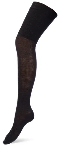 FALKE Damen Overknee-Socken No. 3 W OK Wolle lang einfarbig