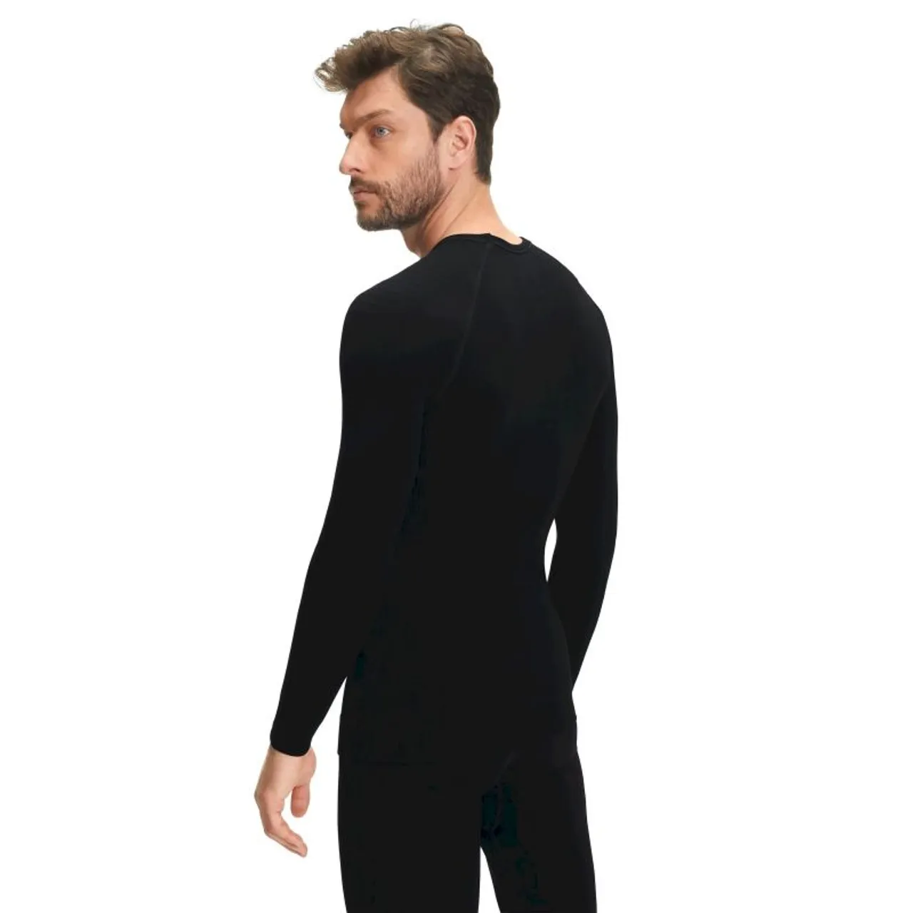 Falke Maximum Warm Longsleeved Shirt - Funktionsunterwäsche - Herren Black S