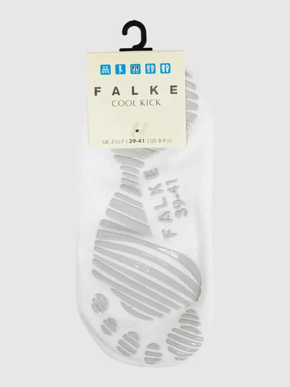 Falke Socken mit gepolsterter Sohle Modell 'Cool Kick' in Weiss