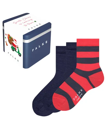 FALKE Unisex Kinder Socken Happy 3-Pack Giftbox K SO