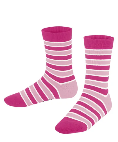 FALKE Unisex Kinder Socken Simple Stripes K SO Baumwolle