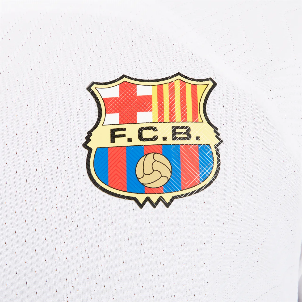 FC Barcelona 2023/24 Match Away Nike Dri-FIT ADV Fußballtrikot für Herren - Weiß