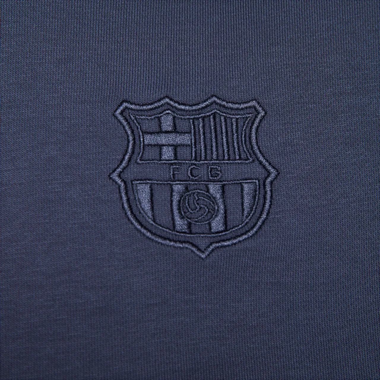 FC Barcelona Club Third Nike Fußball-Sweatshirt aus French Terry mit Rundhalsausschnitt für Herren - Blau