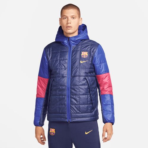 FC Barcelona Fleece-Jacke mit Synthetikfüllung für Herren - Blau