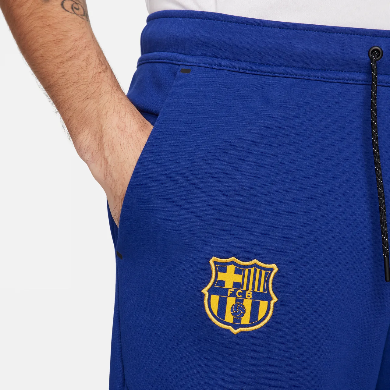 FC Barcelona Tech Fleece Nike Fußball-Jogger für Herren - Blau