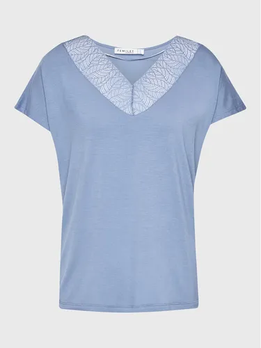 Femilet by Chantelle Pyjama-T-Shirt FNA550 Blau Regular Fit