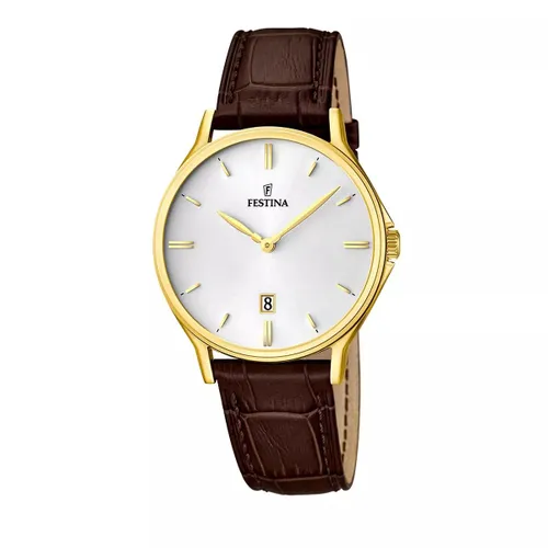Festina Uhr - Classics Leather Watch Bracelet - Gr. unisize - in Gold - für Damen