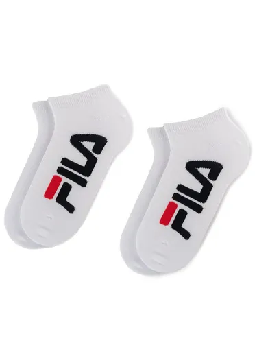 Fila 2er-Set niedrige Unisex-Socken Calza Invisible F9199 Weiß