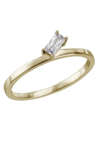 Firetti Fingerring Schmuck Geschenk Silber 925 Silberring Ring Baguette gefasst glitzernd, mit Zirkonia (synth)