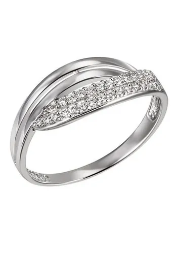 Firetti Fingerring Schmuck Geschenk Silber 925 Silberring Ring Pavé-Optik glitzernd, mit Zirkonia (synth)