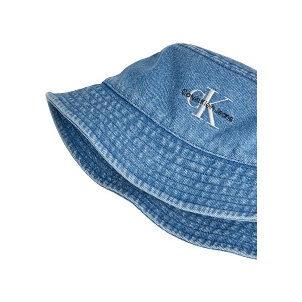 Fischerhut CALVIN KLEIN JEANS "DENIM BUCKET HAT" blau (denim) Damen Hüte