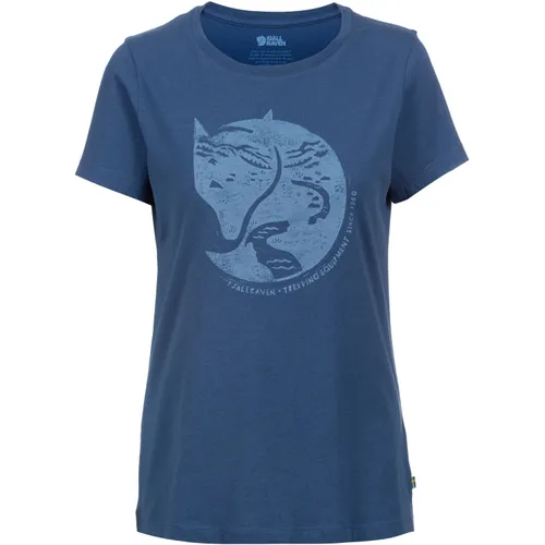 FJÄLLRÄVEN Arctic Fox Print T-Shirt Damen