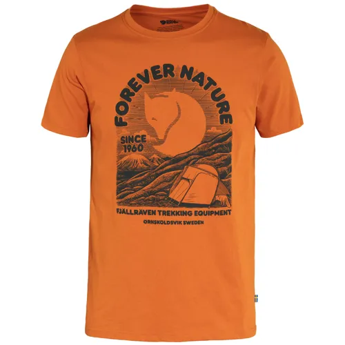 Fjällräven Fjällräven Equipment T-Shirt Herren Kurzarm-Shirt orange