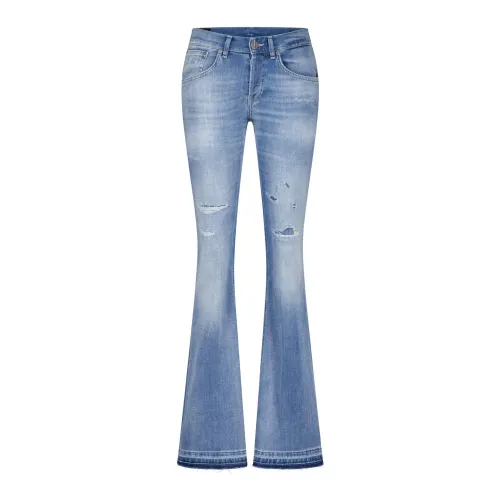 Flared Jeans Betty Destroyed Look Dondup