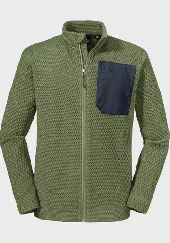 Fleecejacke SCHÖFFEL "Fleece Jacket Genua M" Gr. 48, grün (6737, grün) Herren Jacken Outdoorjacken