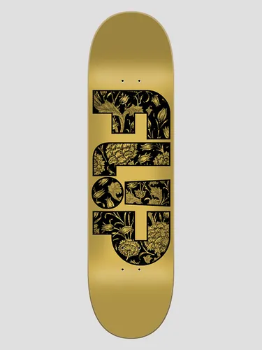 Flip Team Metallic Yellow 8.0"X31.50" Skateboard Deck uni